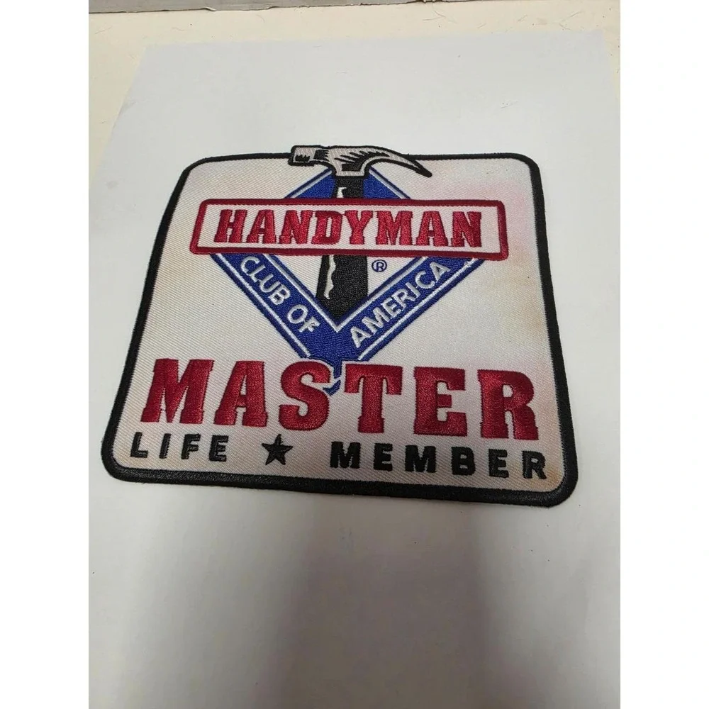 vintage embroidered Handyman Club of America Master Life Member jacket patch